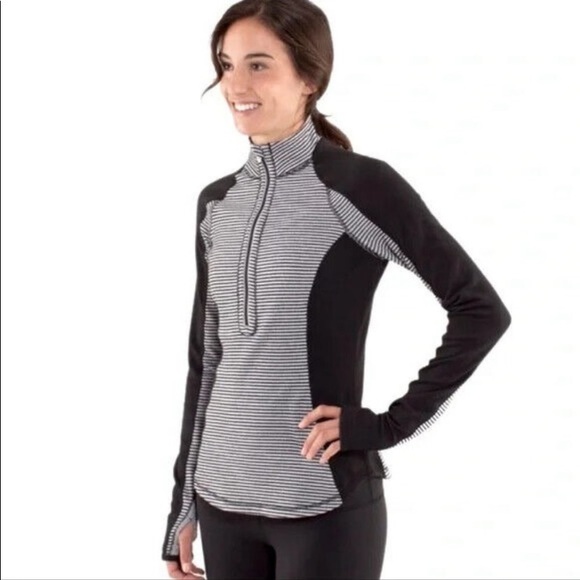 Lululemon RUN U-Turn 1/4 Zip Athletic Pullover - Picture 1 of 9